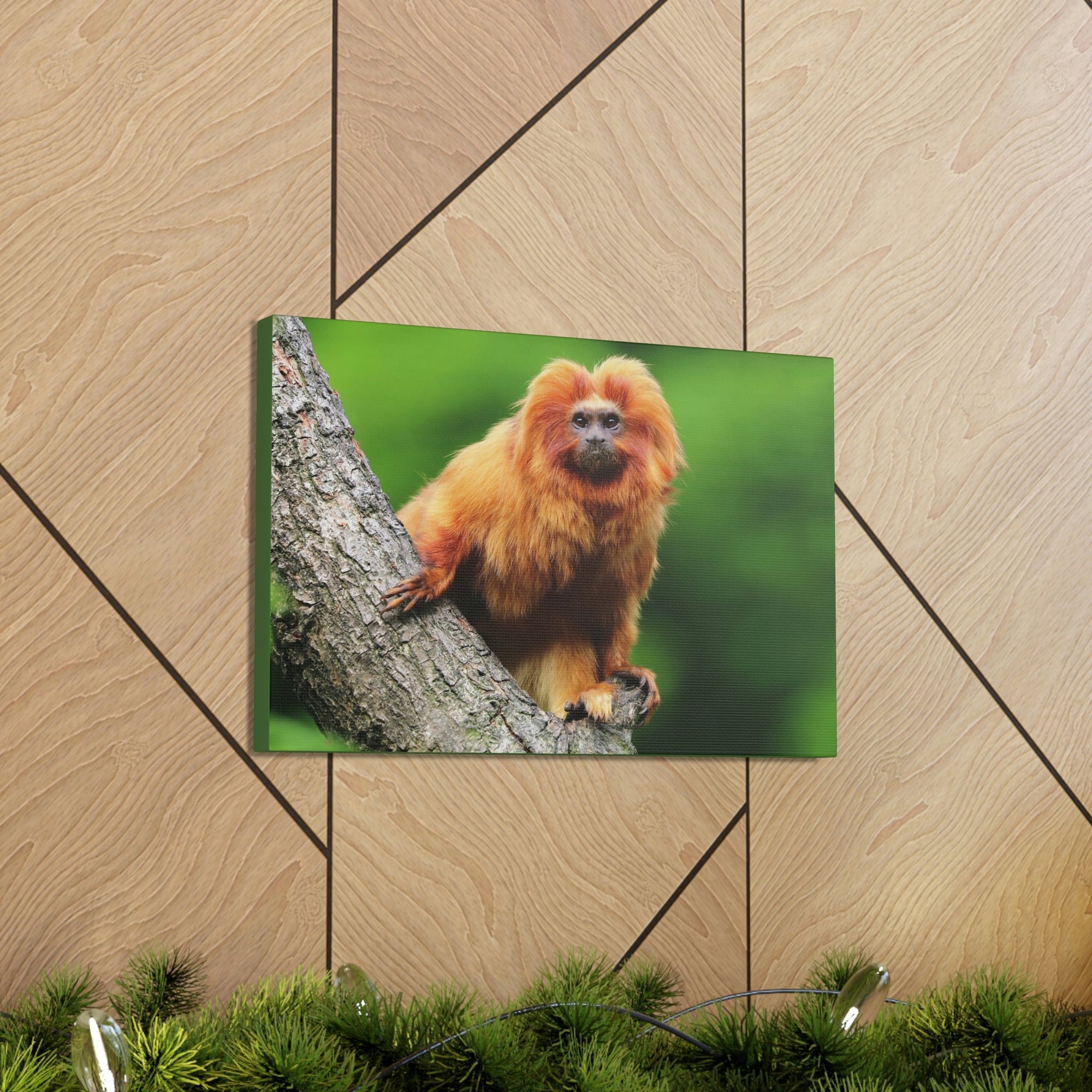 Scripture Walls Tamarin Hunting Tamarin on Hunt Print Animal Wall Art Wildlife Canvas Prints Wall Art Ready to Hang Unframed-Express Your Love Gifts