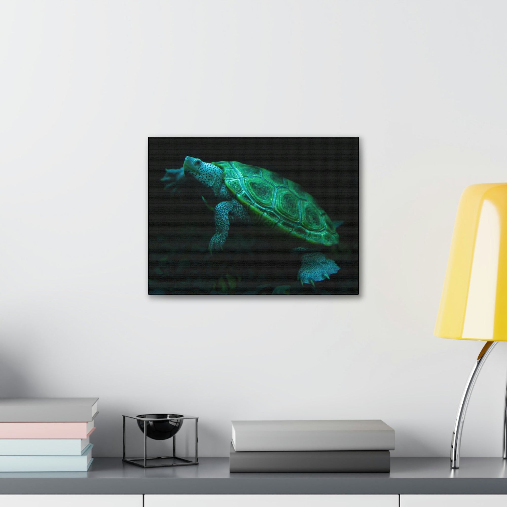 Scripture Walls Terrapin Hunting Terrapin on Hunt Print Animal Wall Art Wildlife Canvas Prints Wall Art Ready to Hang Unframed-Express Your Love Gifts