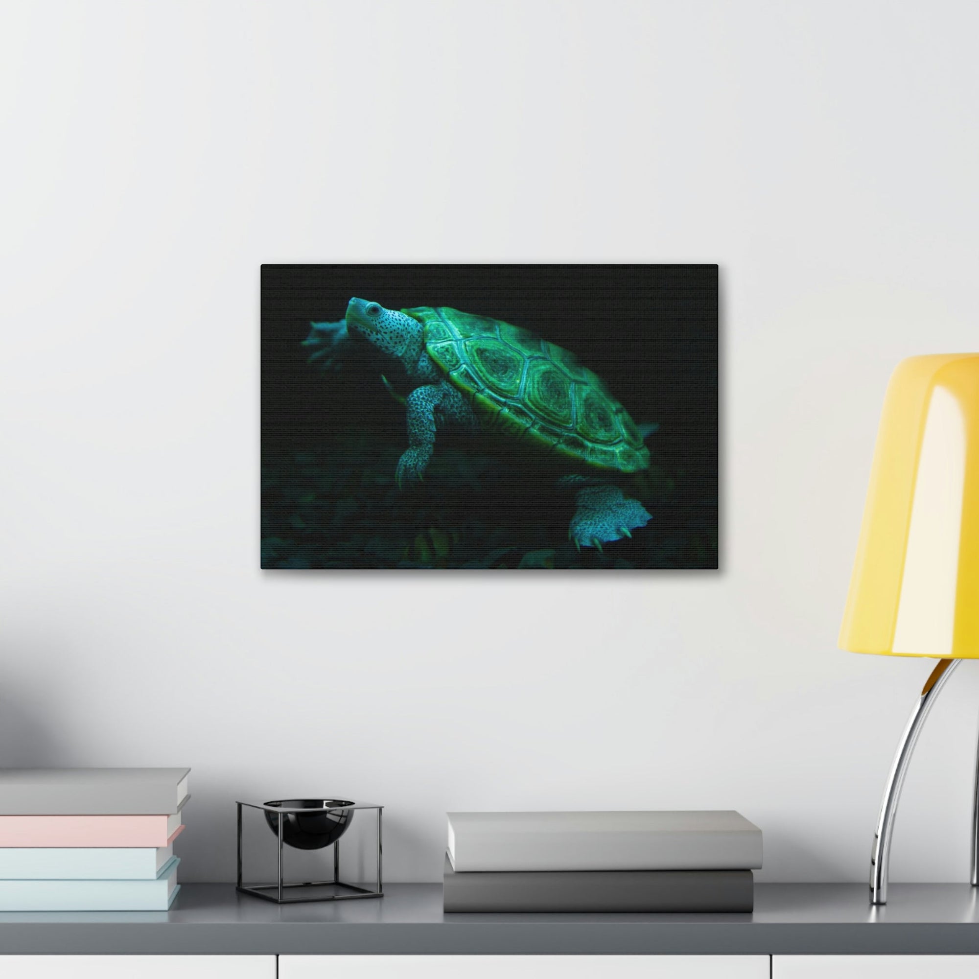 Scripture Walls Terrapin Hunting Terrapin on Hunt Print Animal Wall Art Wildlife Canvas Prints Wall Art Ready to Hang Unframed-Express Your Love Gifts