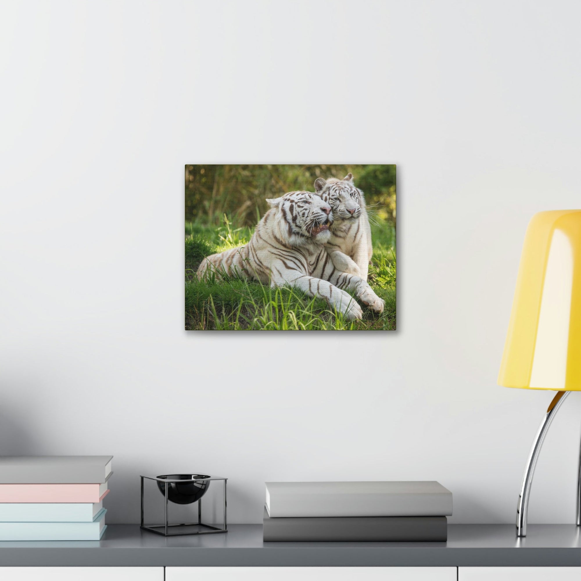 Scripture Walls Tiger Couple Tiger Couple Print Animal Wall Art Wildlife Canvas Prints Wall Art Ready to Hang Unframed-Express Your Love Gifts