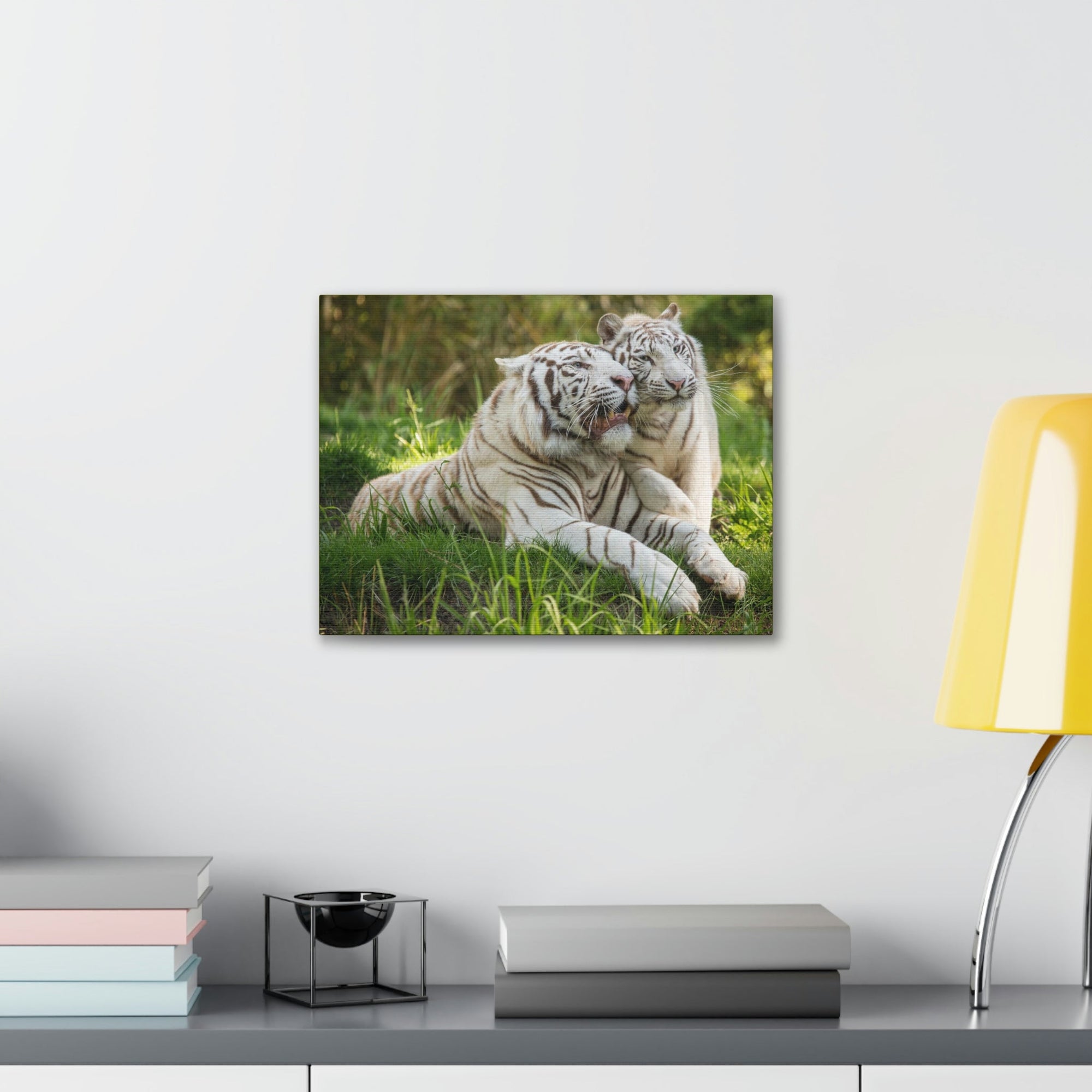 Scripture Walls Tiger Couple Tiger Couple Print Animal Wall Art Wildlife Canvas Prints Wall Art Ready to Hang Unframed-Express Your Love Gifts