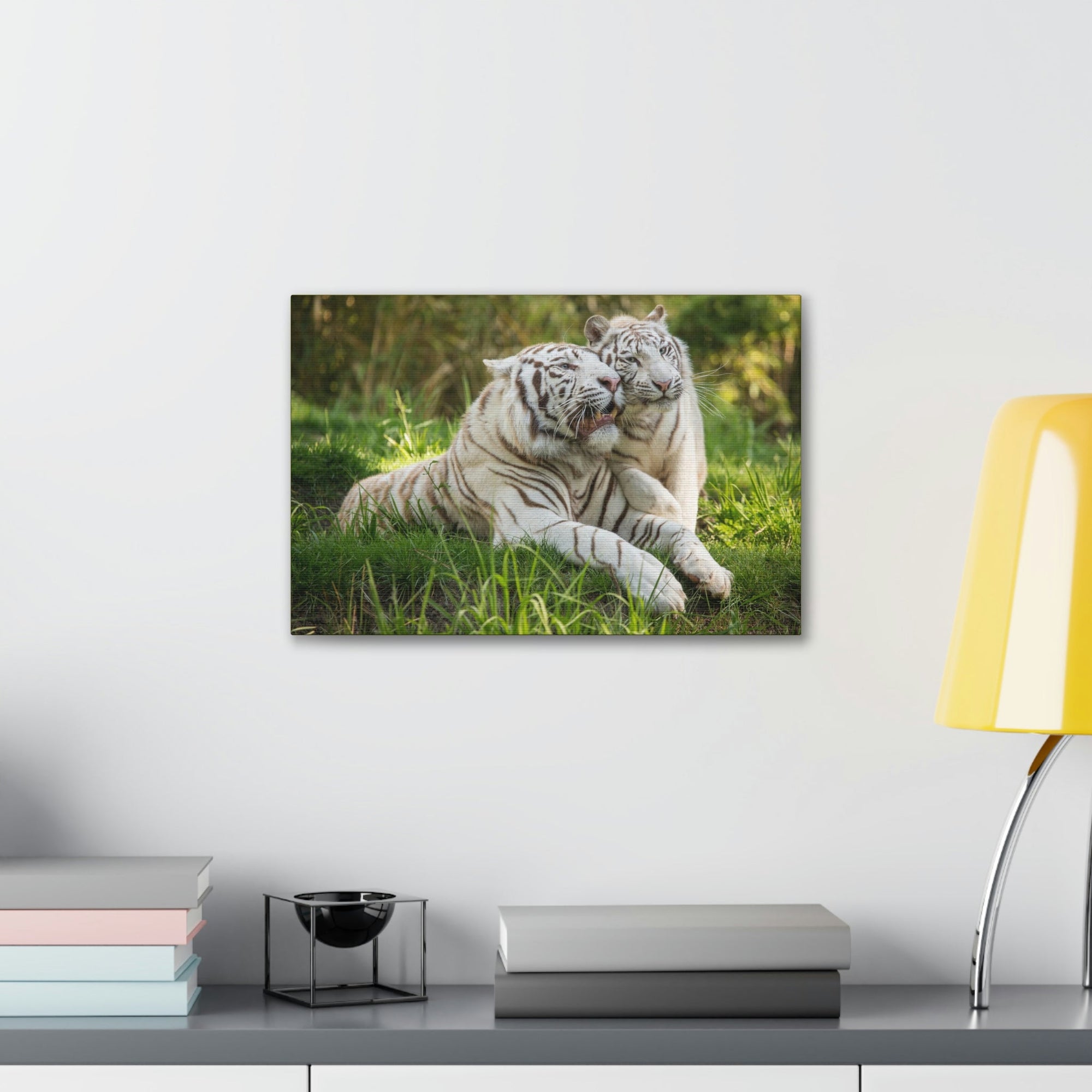 Scripture Walls Tiger Couple Tiger Couple Print Animal Wall Art Wildlife Canvas Prints Wall Art Ready to Hang Unframed-Express Your Love Gifts