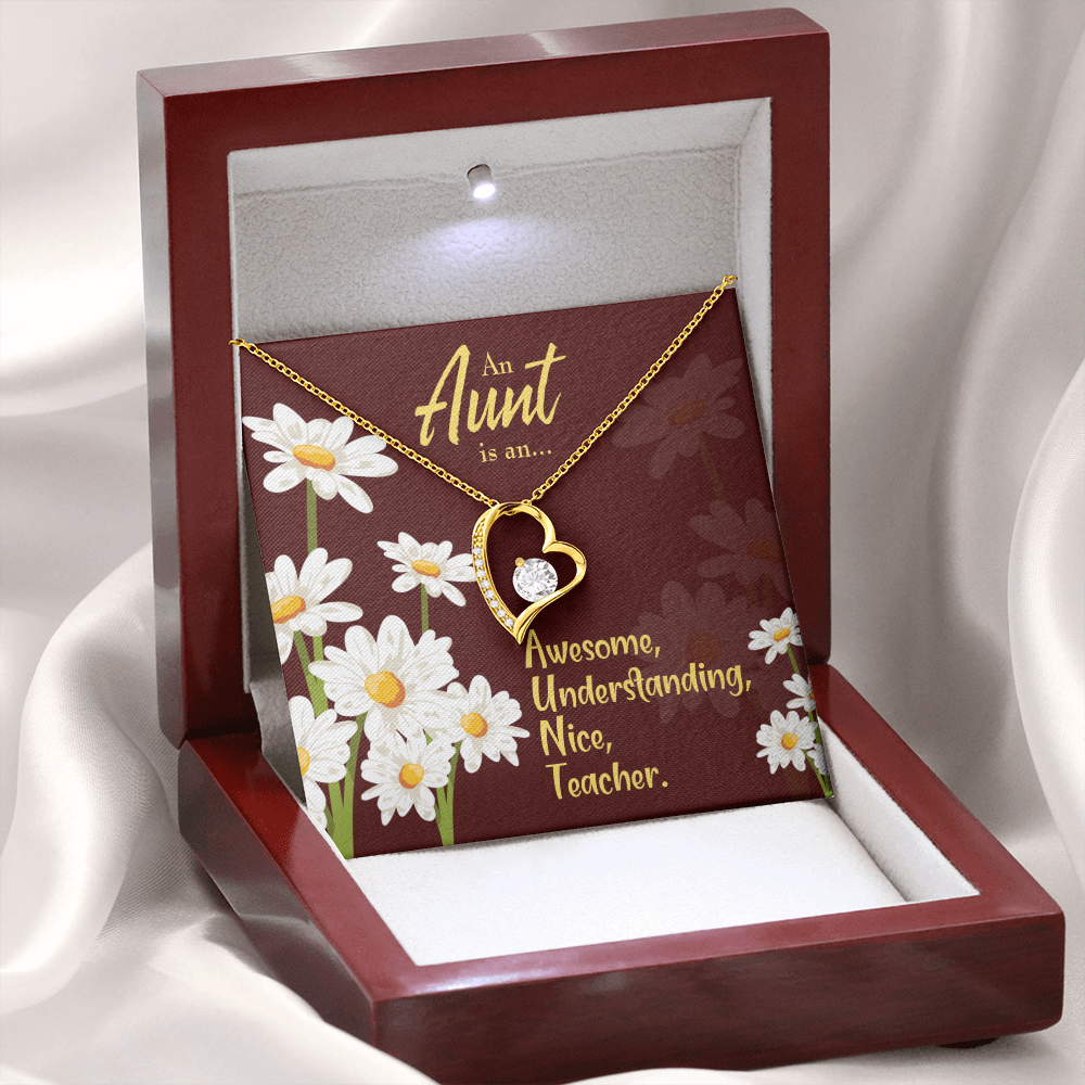 To Aunt AUNT Definition Forever Love Necklace-Express Your Love Gifts