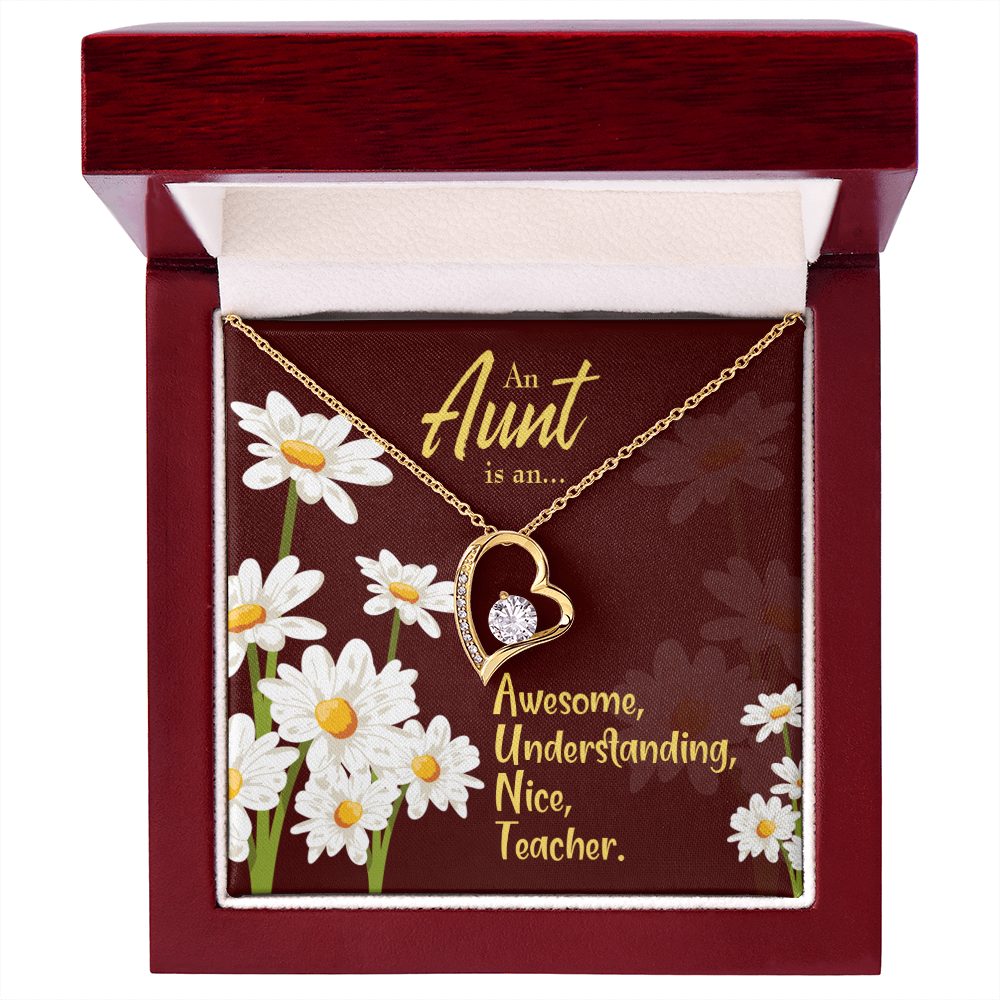 To Aunt AUNT Definition Forever Love Necklace-Express Your Love Gifts