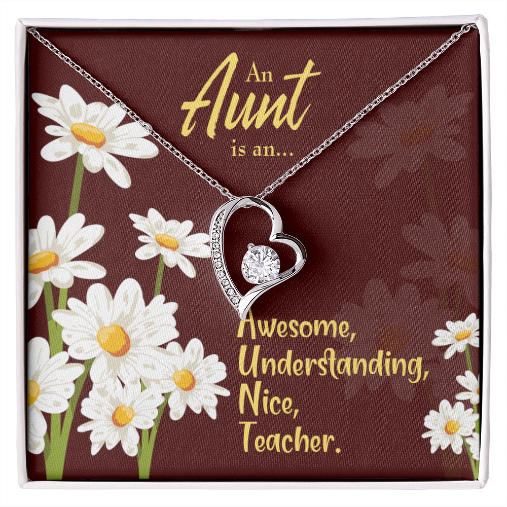 To Aunt AUNT Definition Forever Love Necklace-Express Your Love Gifts