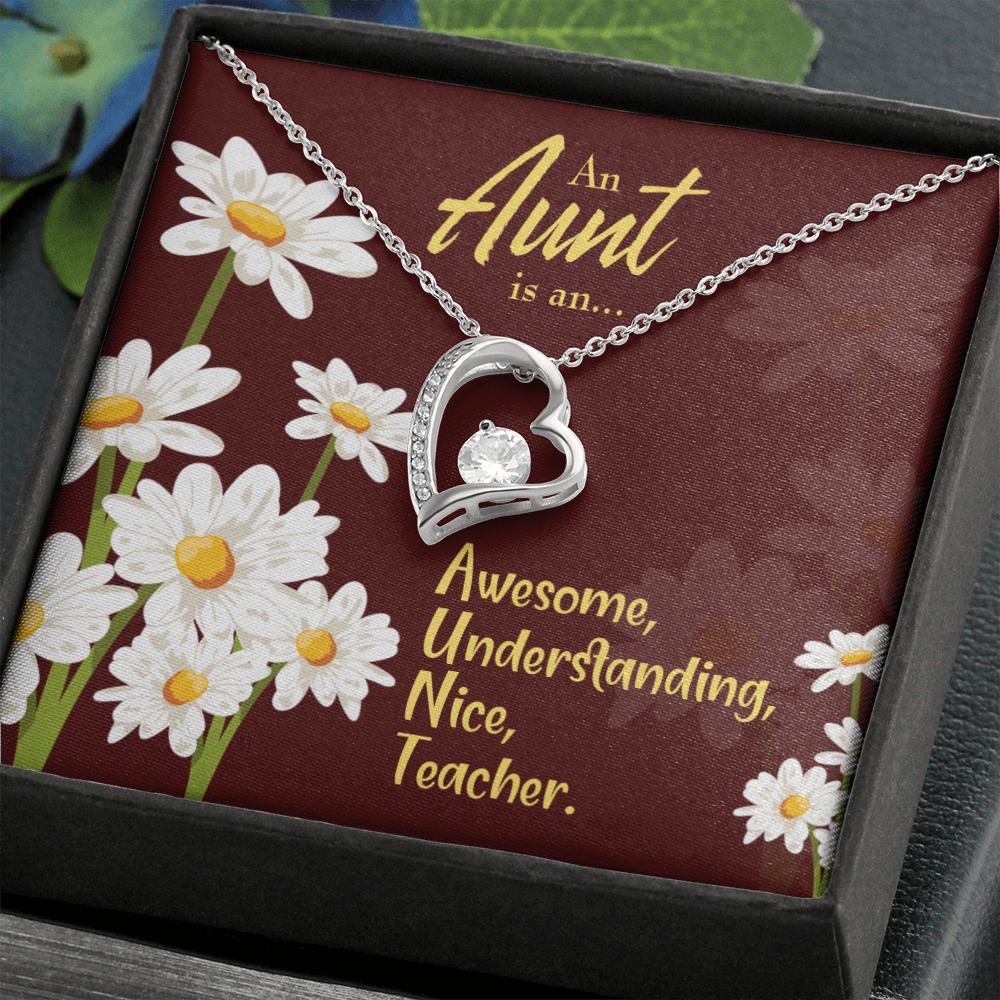 To Aunt AUNT Definition Forever Love Necklace-Express Your Love Gifts