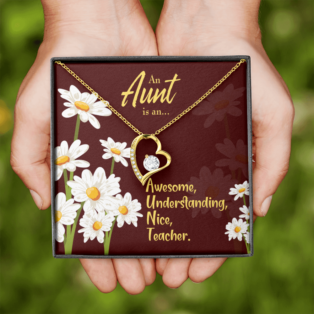 To Aunt AUNT Definition Forever Love Necklace-Express Your Love Gifts