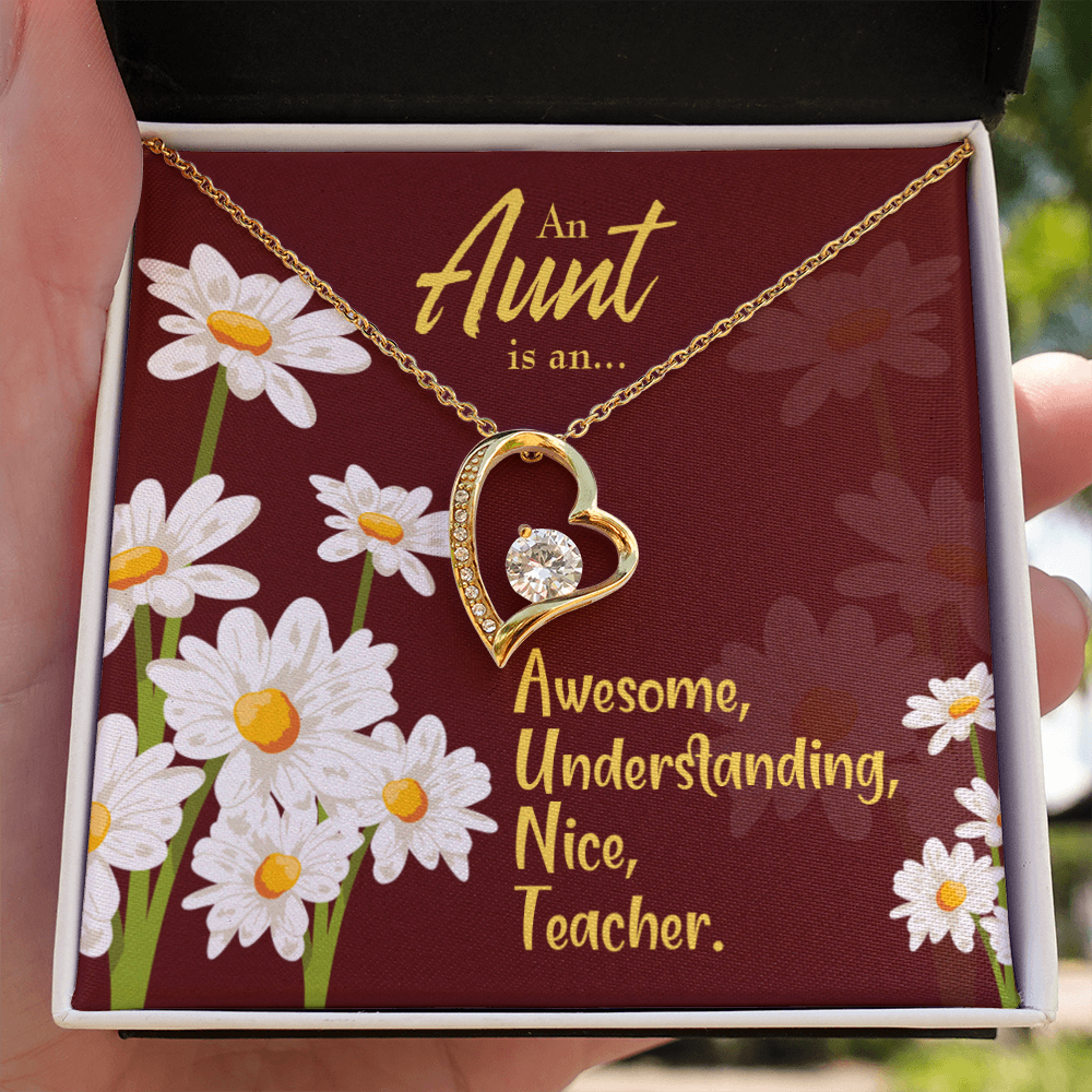 To Aunt AUNT Definition Forever Love Necklace-Express Your Love Gifts