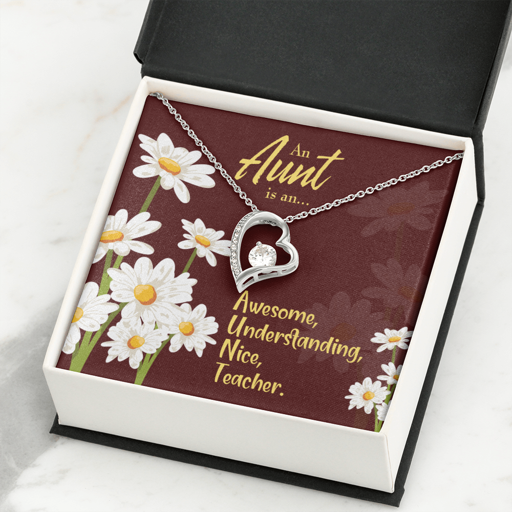 To Aunt AUNT Definition Forever Love Necklace-Express Your Love Gifts