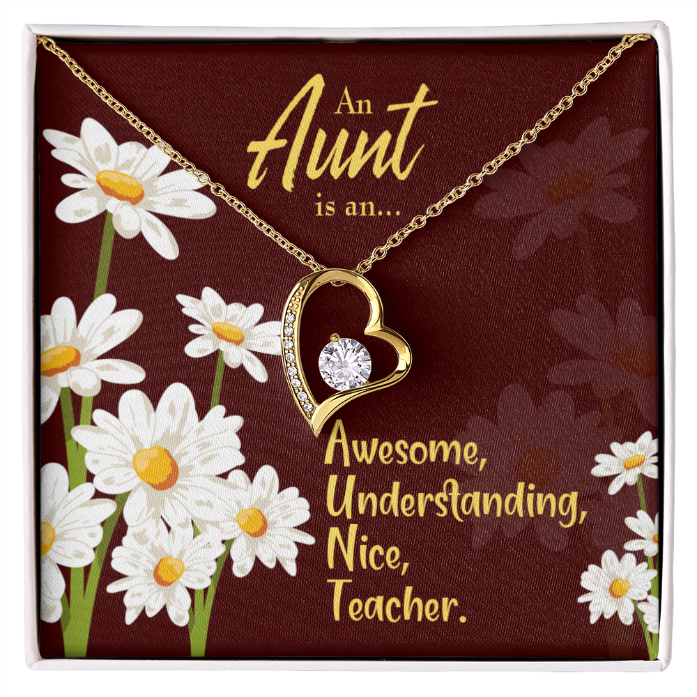 To Aunt AUNT Definition Forever Love Necklace-Express Your Love Gifts