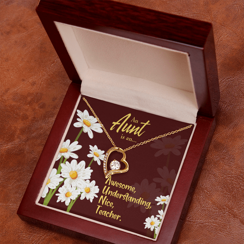 To Aunt AUNT Definition Forever Love Necklace-Express Your Love Gifts