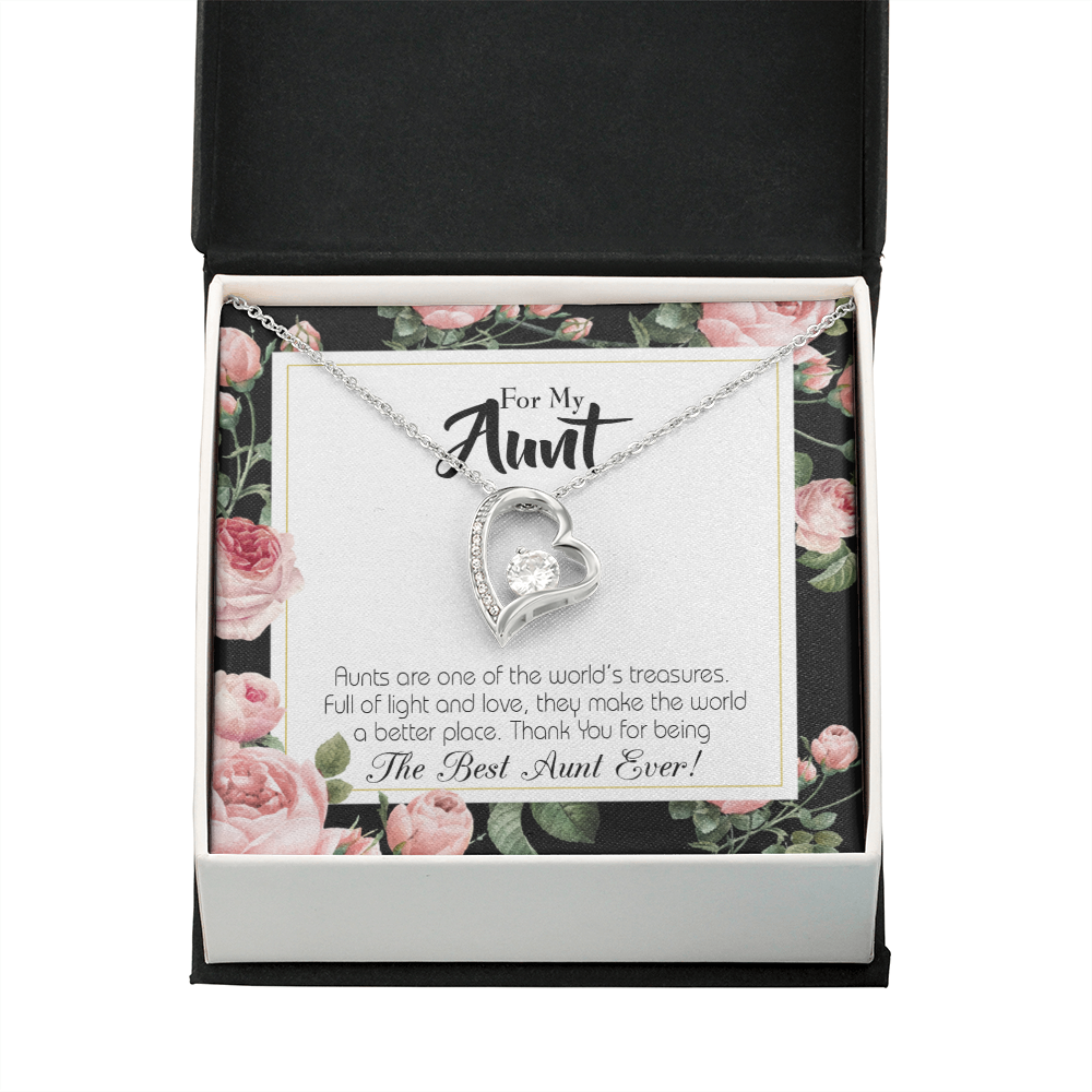 To Aunt Best Aunt Ever Forever Love Necklace-Express Your Love Gifts