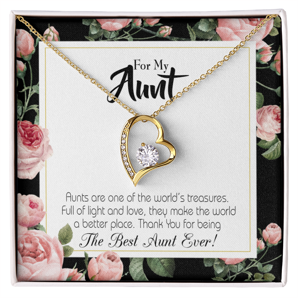 To Aunt Best Aunt Ever Forever Love Necklace-Express Your Love Gifts