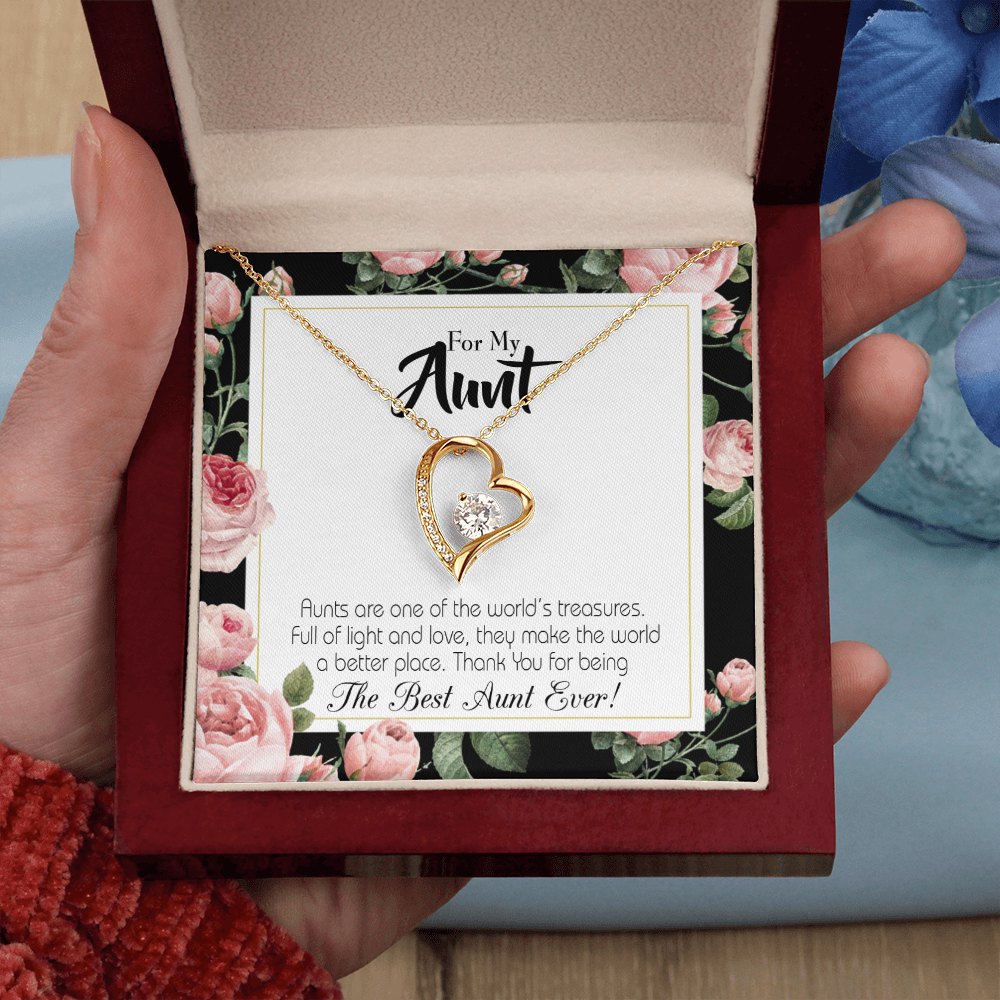 To Aunt Best Aunt Ever Forever Love Necklace-Express Your Love Gifts