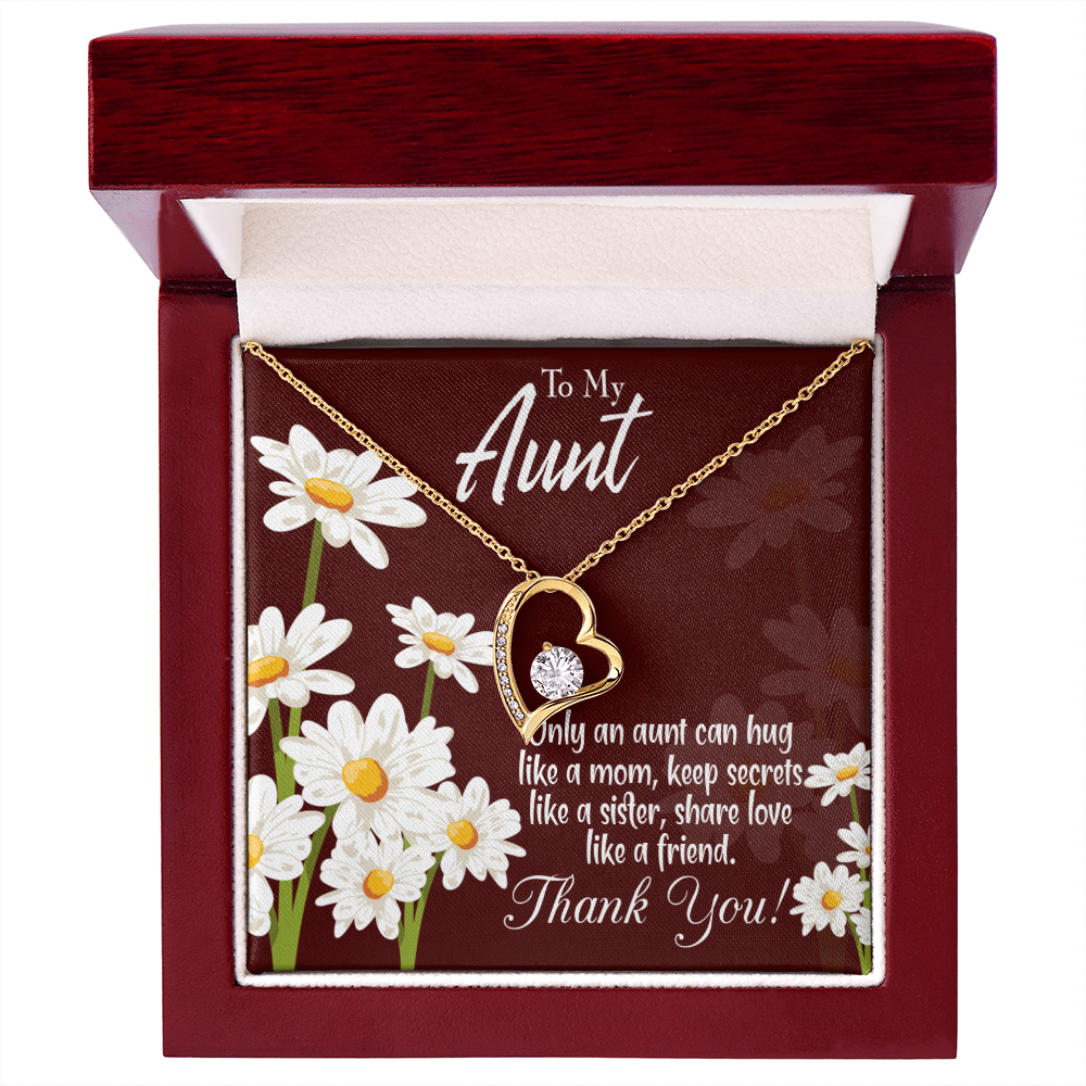 To Aunt Like Mom Forever Love Necklace-Express Your Love Gifts