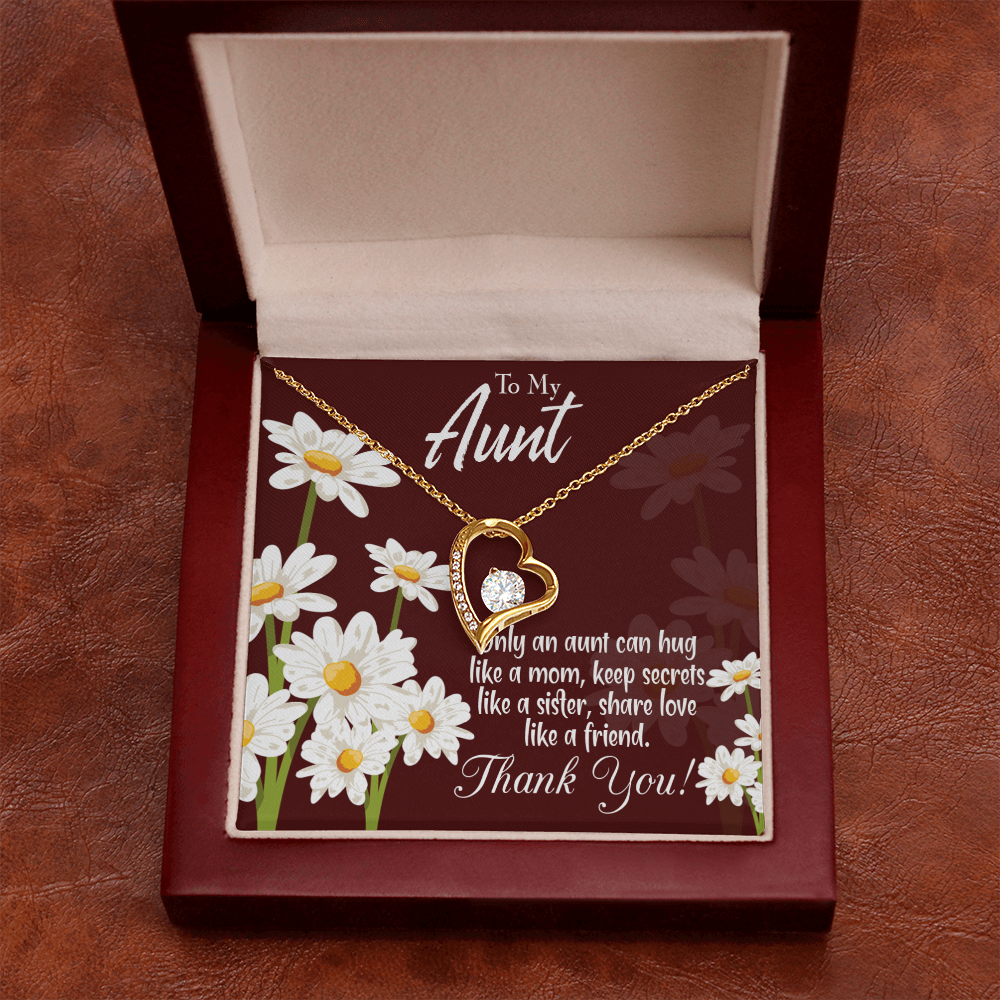 To Aunt Like Mom Forever Love Necklace-Express Your Love Gifts