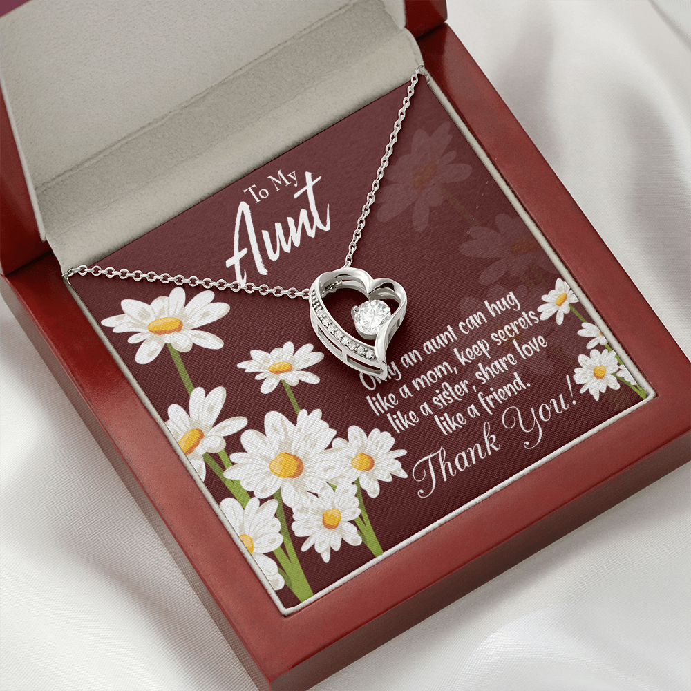 To Aunt Like Mom Forever Love Necklace-Express Your Love Gifts