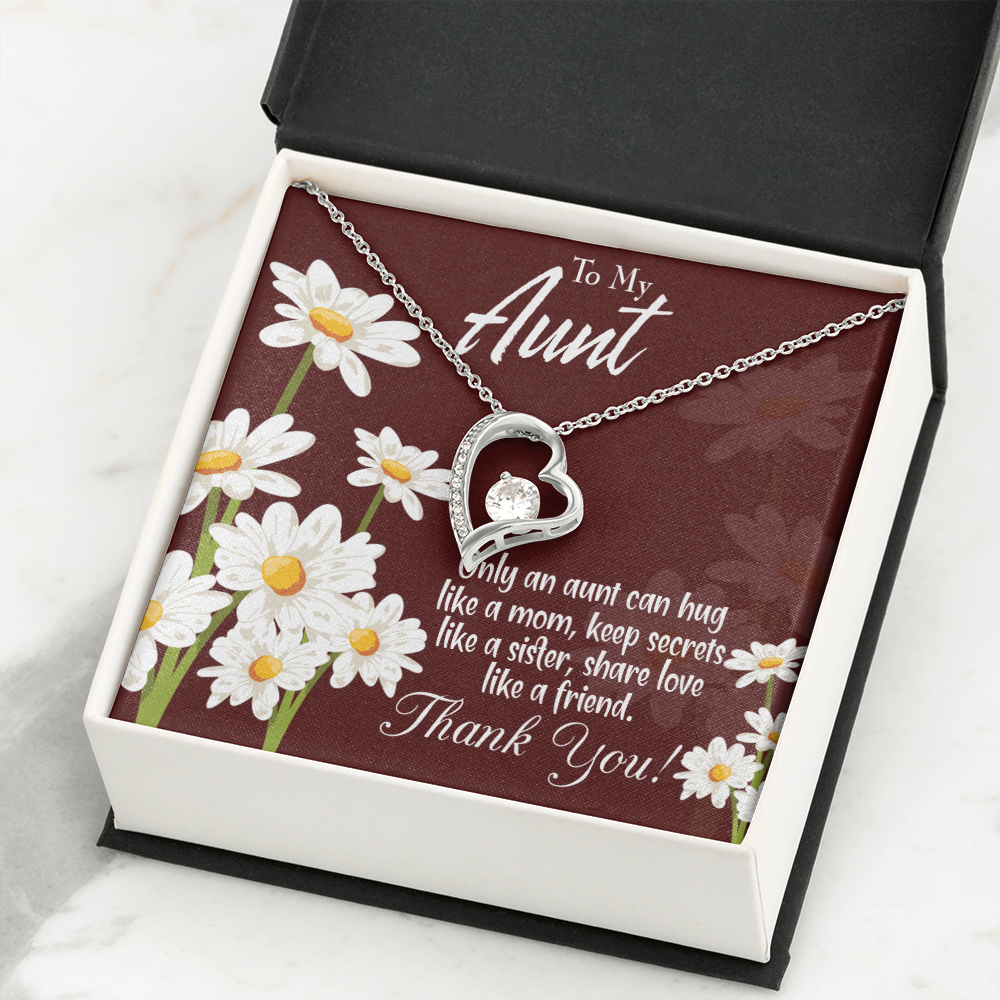 To Aunt Like Mom Forever Love Necklace-Express Your Love Gifts