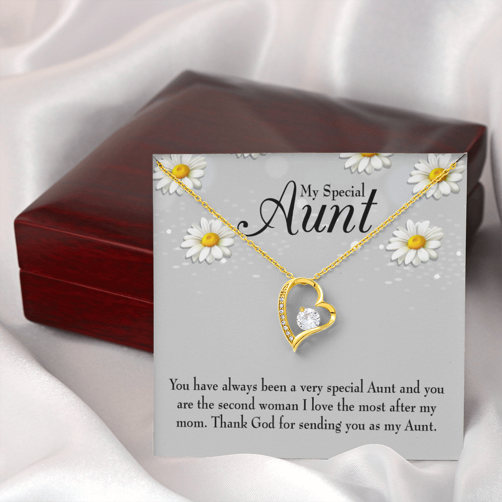 To Aunt Special Aunt Forever Love Necklace-Express Your Love Gifts