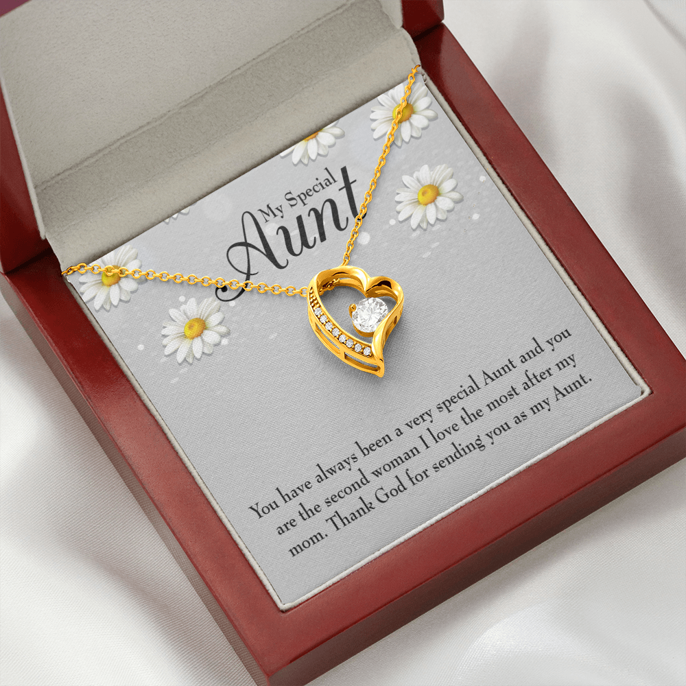 To Aunt Special Aunt Forever Love Necklace-Express Your Love Gifts