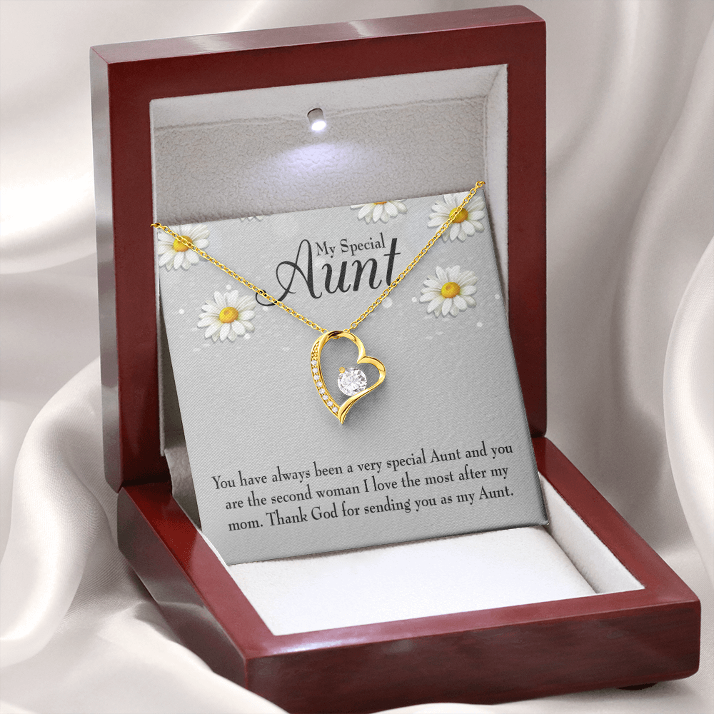 To Aunt Special Aunt Forever Love Necklace-Express Your Love Gifts