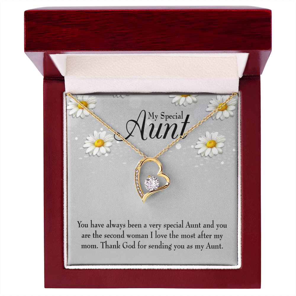 To Aunt Special Aunt Forever Love Necklace-Express Your Love Gifts