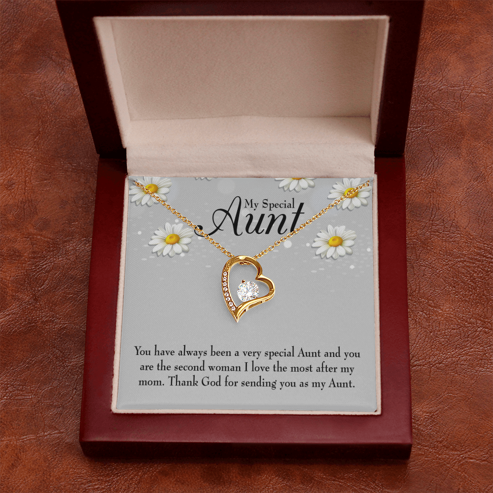 To Aunt Special Aunt Forever Love Necklace-Express Your Love Gifts