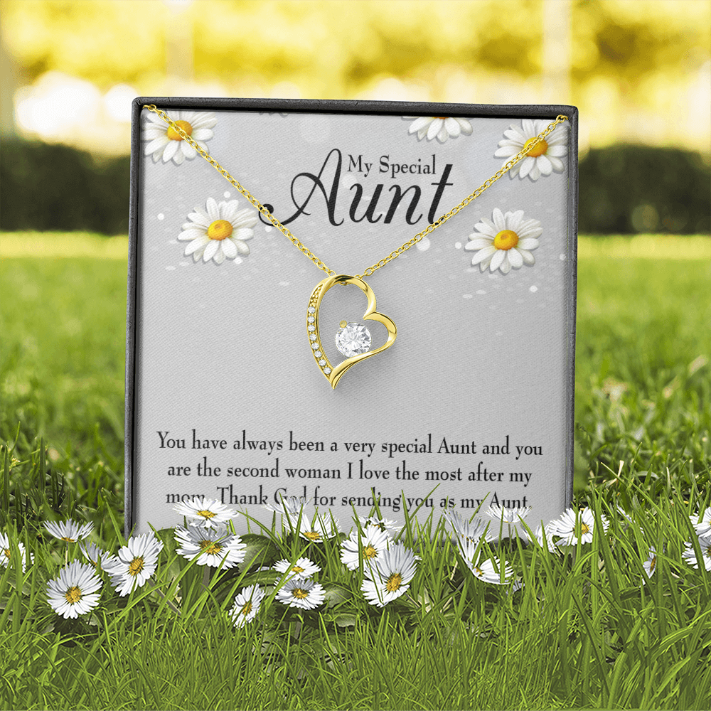 To Aunt Special Aunt Forever Love Necklace-Express Your Love Gifts