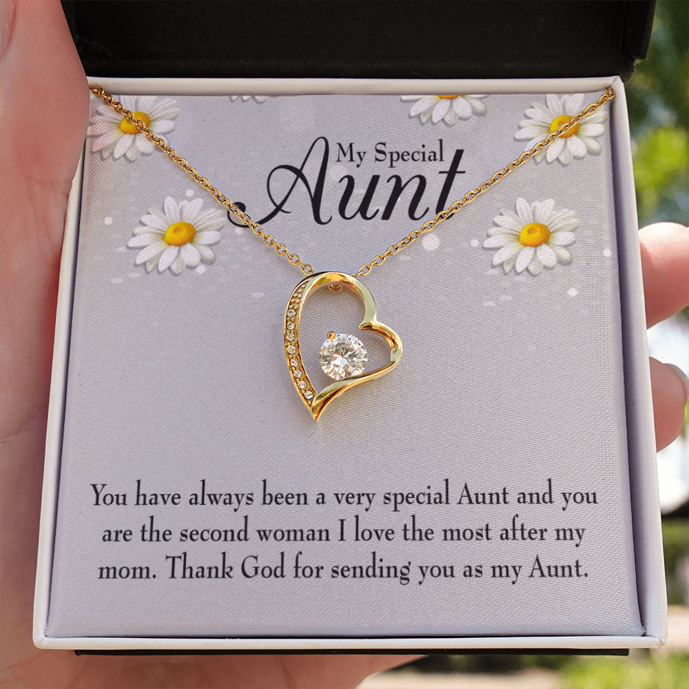 To Aunt Special Aunt Forever Love Necklace-Express Your Love Gifts