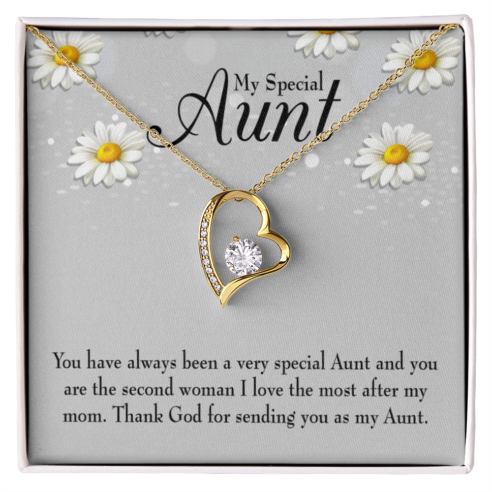 To Aunt Special Aunt Forever Love Necklace-Express Your Love Gifts