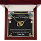 To Granddaughter Always Little Girl Inseparable Necklace-Express Your Love Gifts
