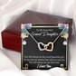 To Granddaughter Always Little Girl Inseparable Necklace-Express Your Love Gifts