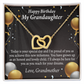 To Granddaughter Birthday Card Special Day Inseparable Necklace-Express Your Love Gifts