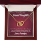 To Granddaughter Never Forget Grandpa Inseparable Necklace-Express Your Love Gifts