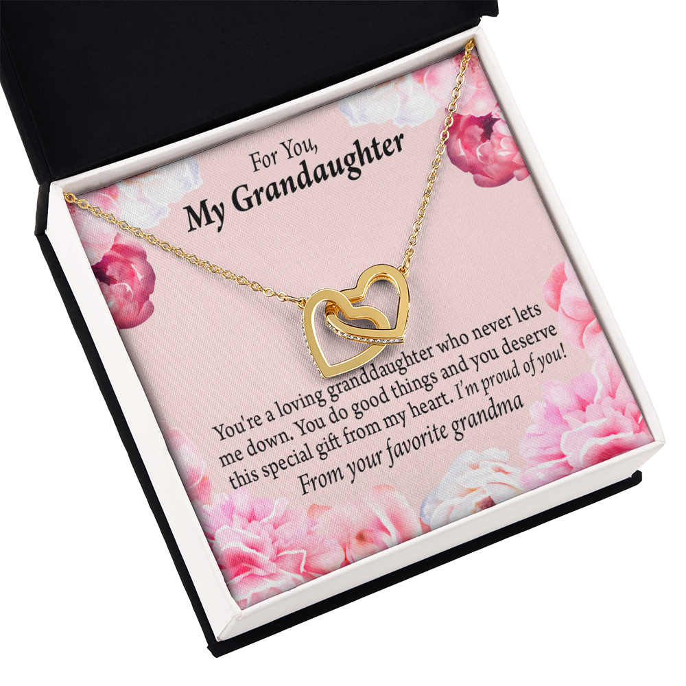 Happy Birthday Granddaughter Necklace from Grandma, Alluring Beauty Pe –  Starcove Fashion