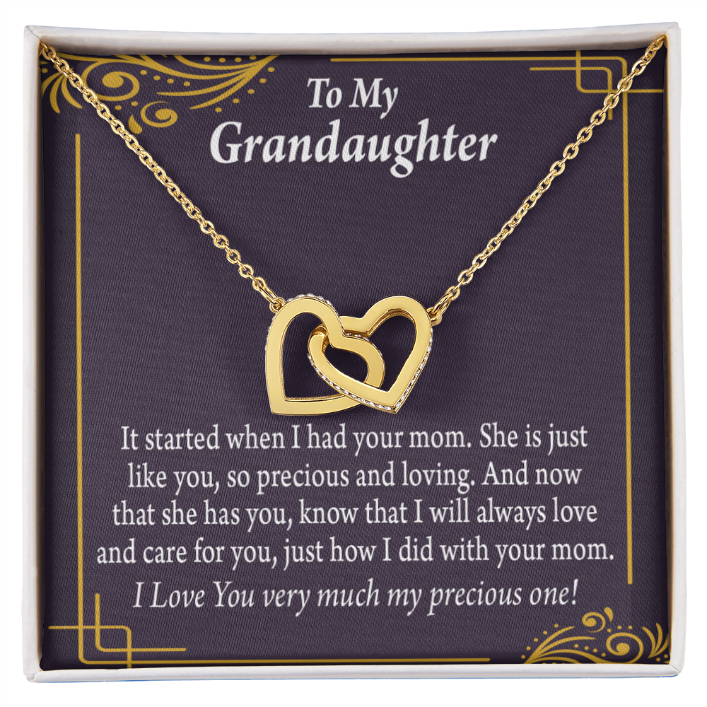 To Granddaughter To Granddaughter From Grandma Generations Inseparable Necklace-Express Your Love Gifts