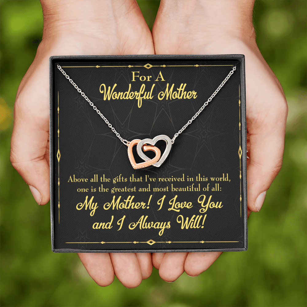 To Mom Above All Gifts Inseparable Necklace-Express Your Love Gifts