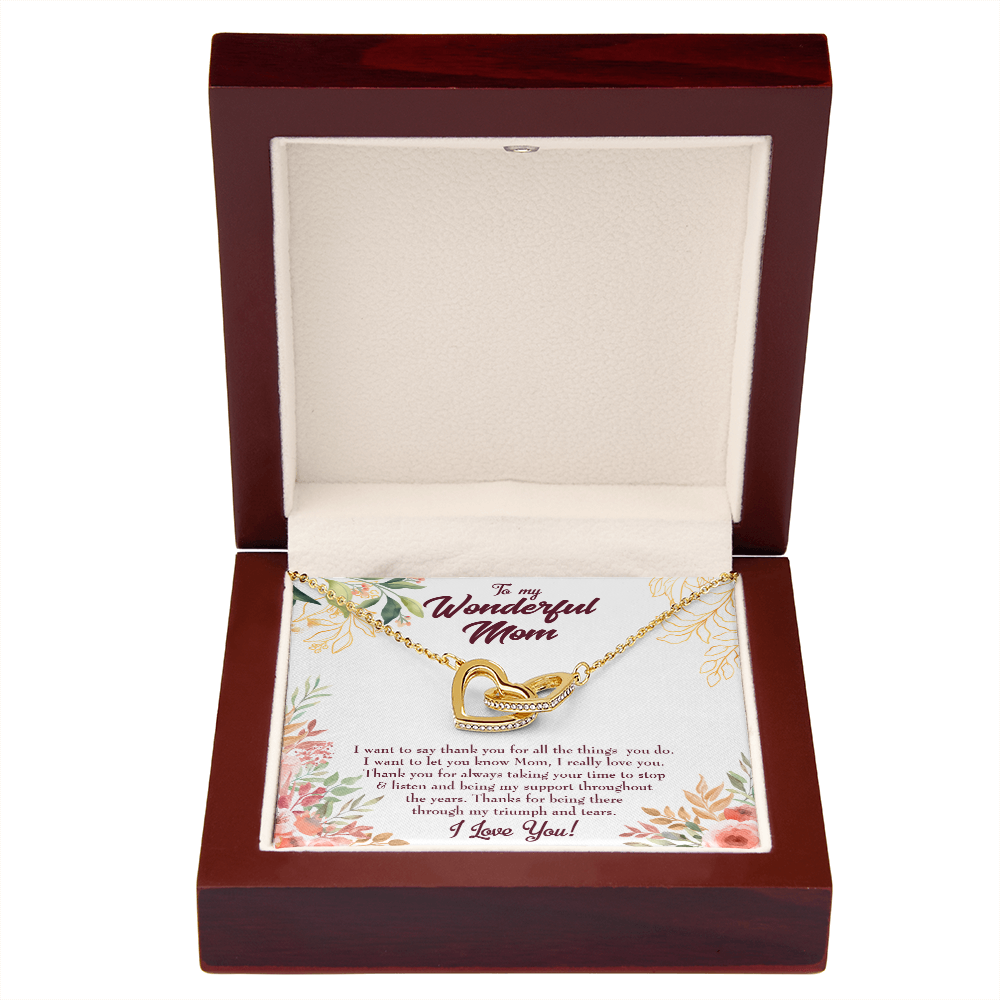 To Mom All Support Mom Inseparable Necklace-Express Your Love Gifts