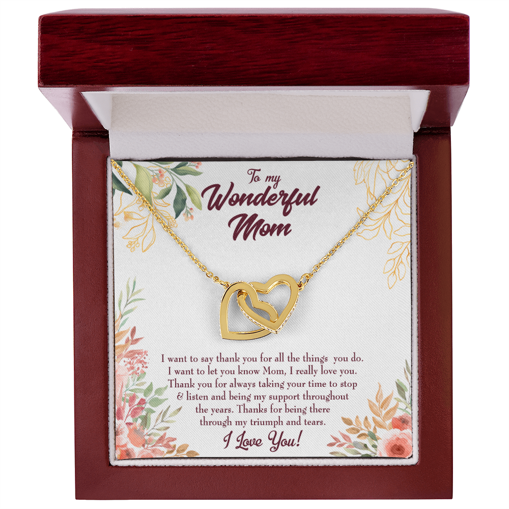 To Mom All Support Mom Inseparable Necklace-Express Your Love Gifts