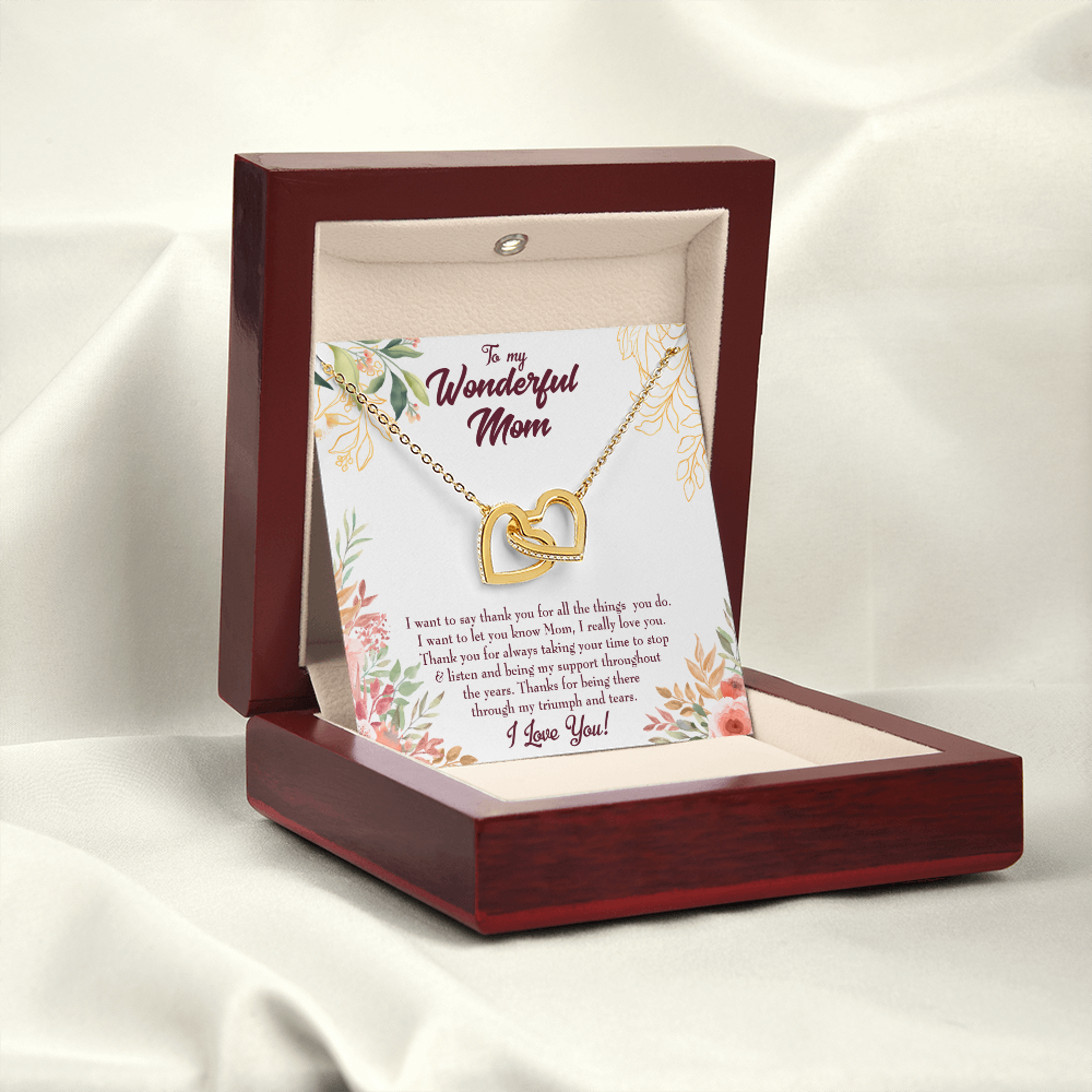 To Mom All Support Mom Inseparable Necklace-Express Your Love Gifts