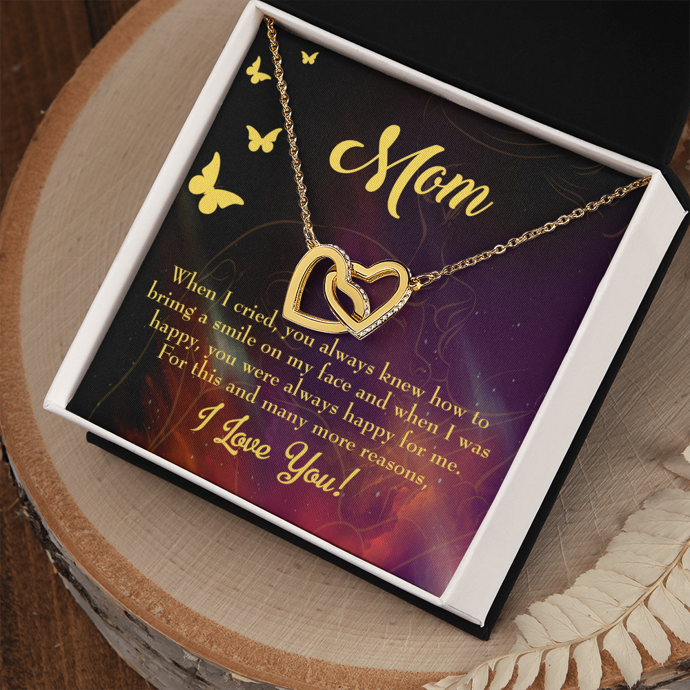 To Mom Always Happy Inseparable Necklace-Express Your Love Gifts