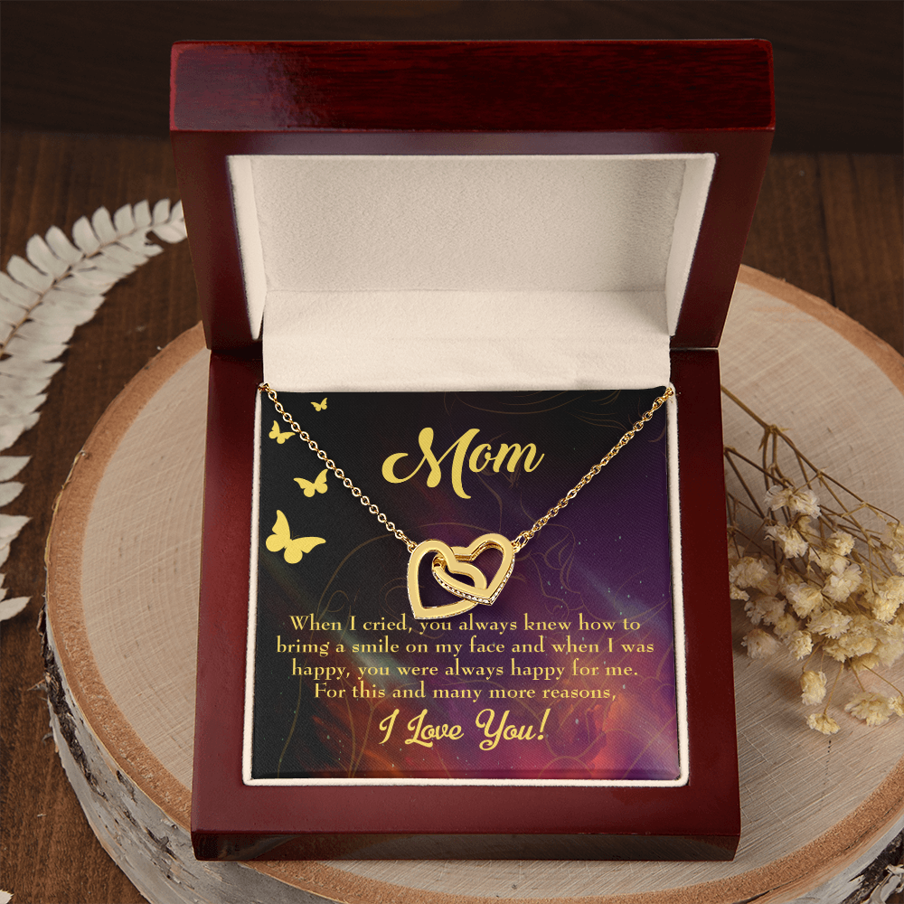 To Mom Always Happy Inseparable Necklace-Express Your Love Gifts