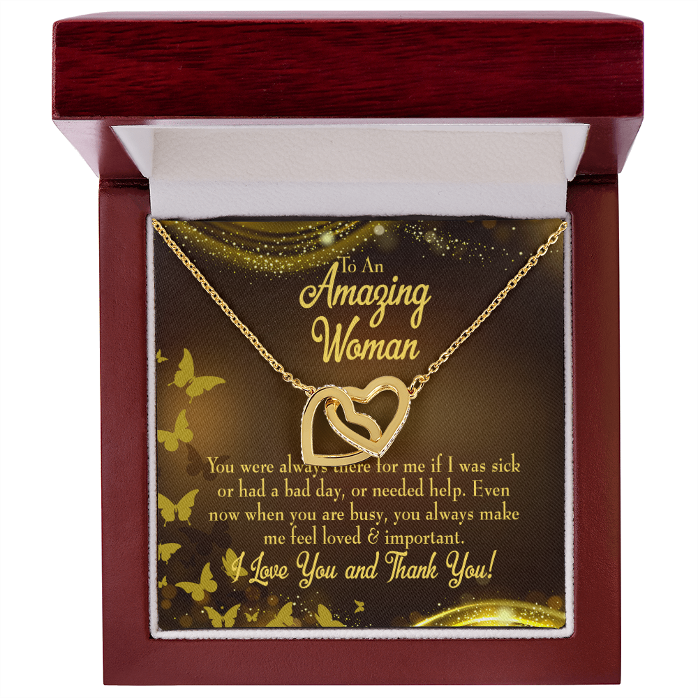 To Mom Always There Inseparable Necklace-Express Your Love Gifts