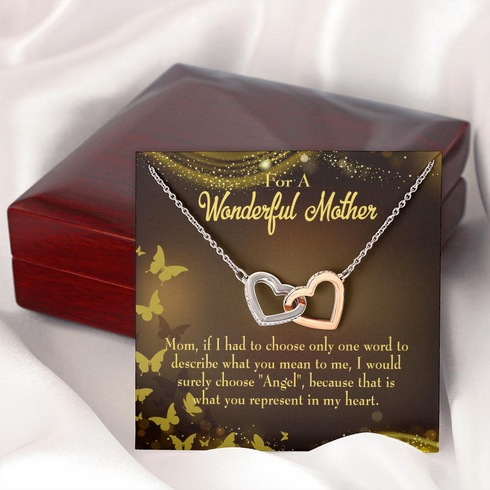To Mom Angel Inseparable Necklace-Express Your Love Gifts