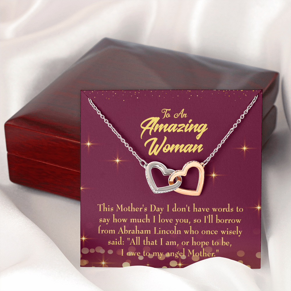 To Mom Angel Mother Inseparable Necklace-Express Your Love Gifts