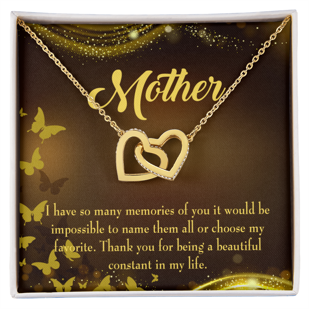 To Mom Beautiful Constant Inseparable Necklace-Express Your Love Gifts