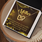 To Mom Beautiful Constant Inseparable Necklace-Express Your Love Gifts