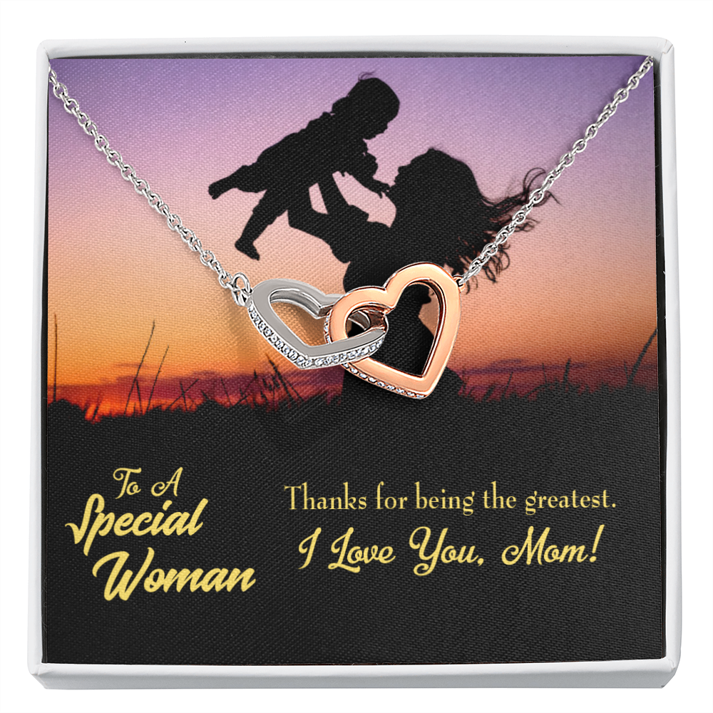 To Mom Being the Greatest Inseparable Necklace-Express Your Love Gifts