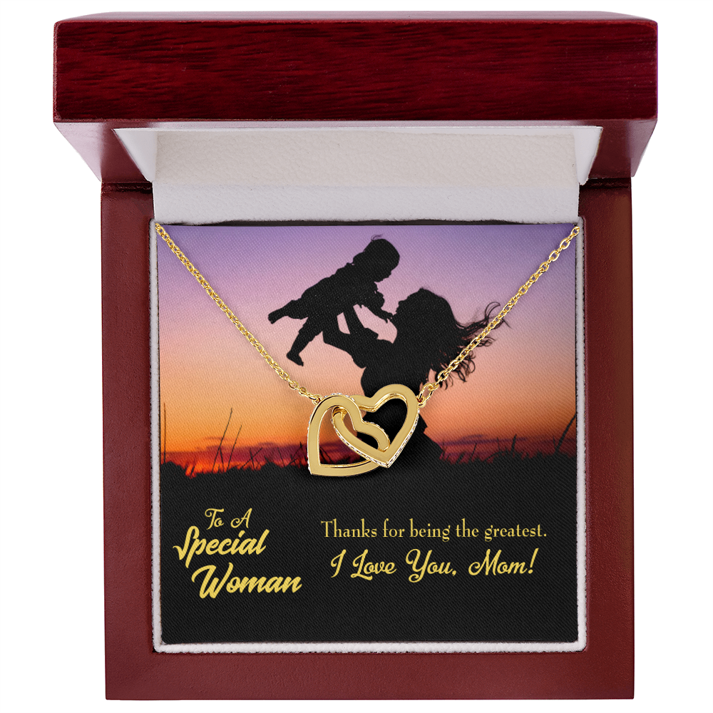 To Mom Being the Greatest Inseparable Necklace-Express Your Love Gifts