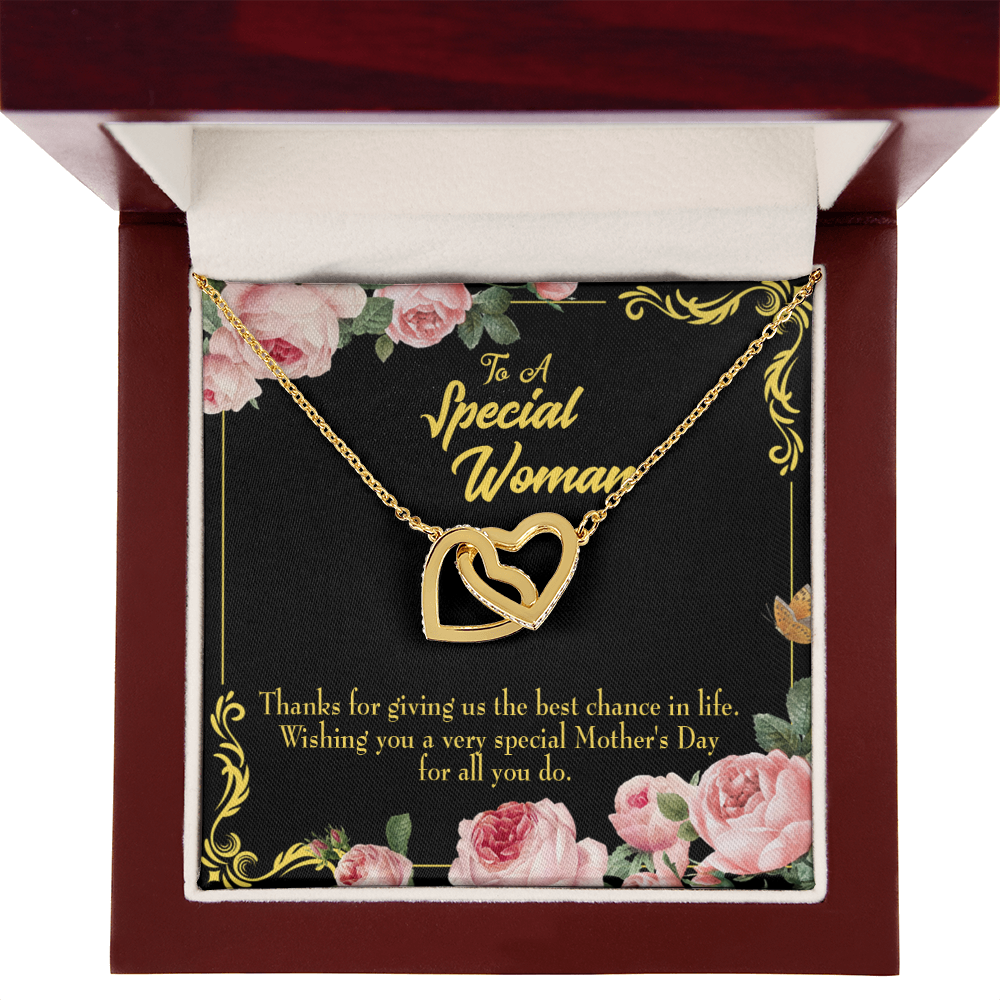 To Mom Best Chance in Life Inseparable Necklace-Express Your Love Gifts